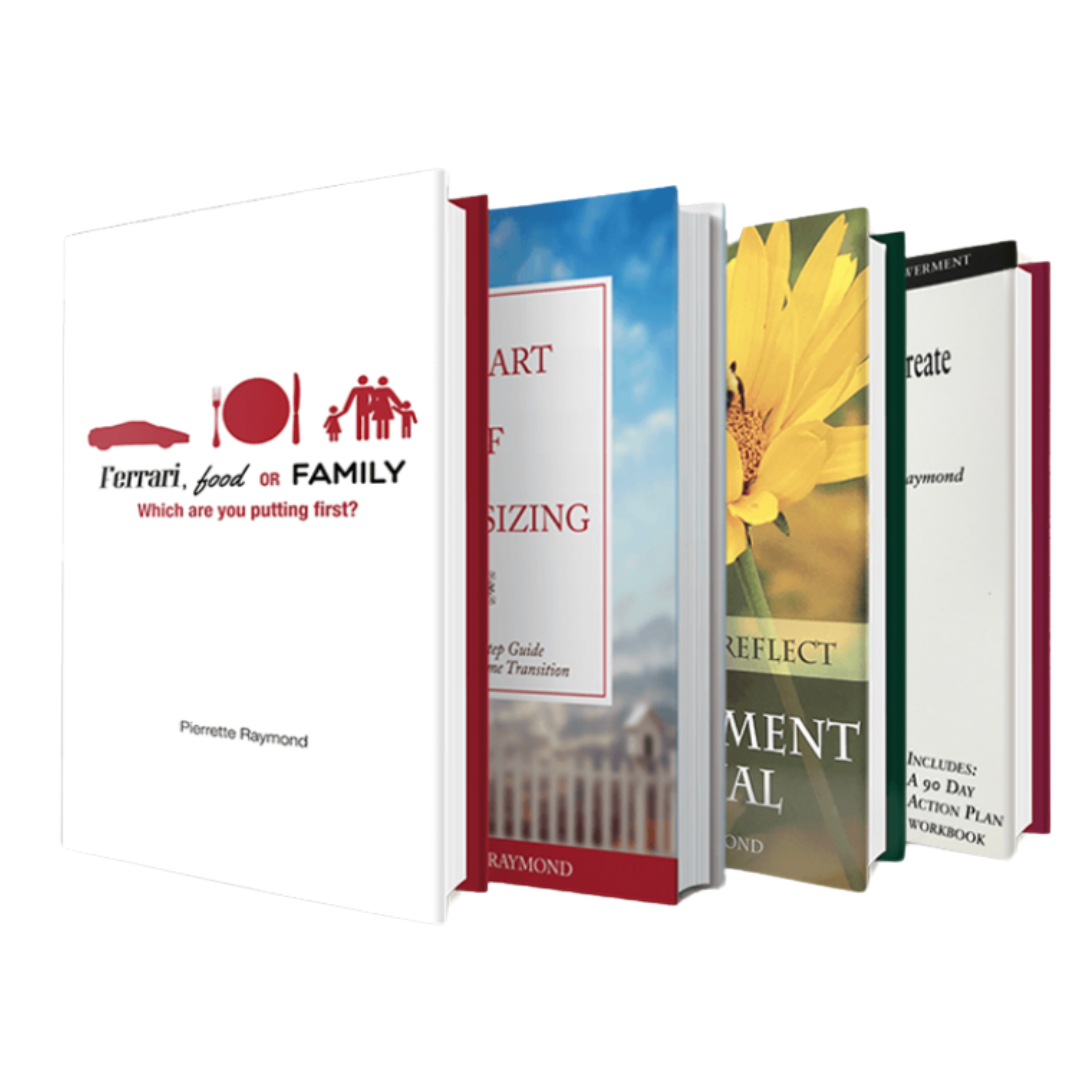 Four books by Pierrette Raymond